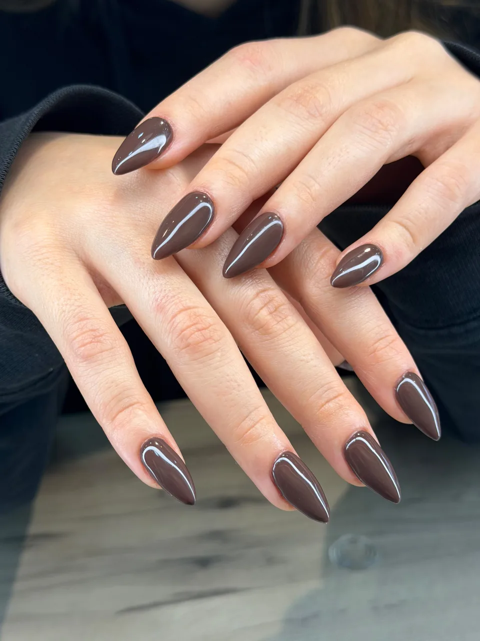 Neutral manicure created at The Beauty Spot by Samah